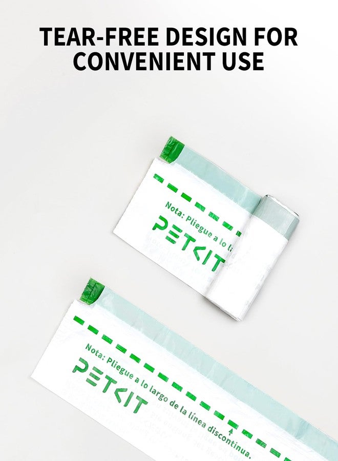 PETKIT Replacement Trash Bag Waste Bag for PuraMax 2/PUROBOT Max Pro Automatic Cat Litter Box-5 Rolls (5 Roll(90 count)) - Image 3